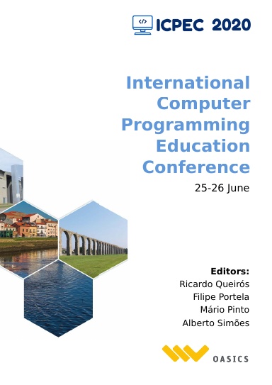 Cover of Preface - First International Computer Programming Education Conference - ICPEC 2020