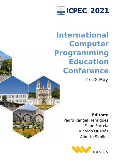 Cover of Preface - Second International Computer Programming Education Conference - ICPEC 2021