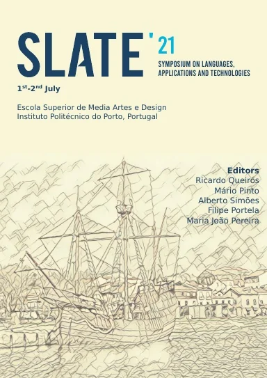 Cover of SLATE 2021 - 10th Symposium on Languages,Applications and Technologies