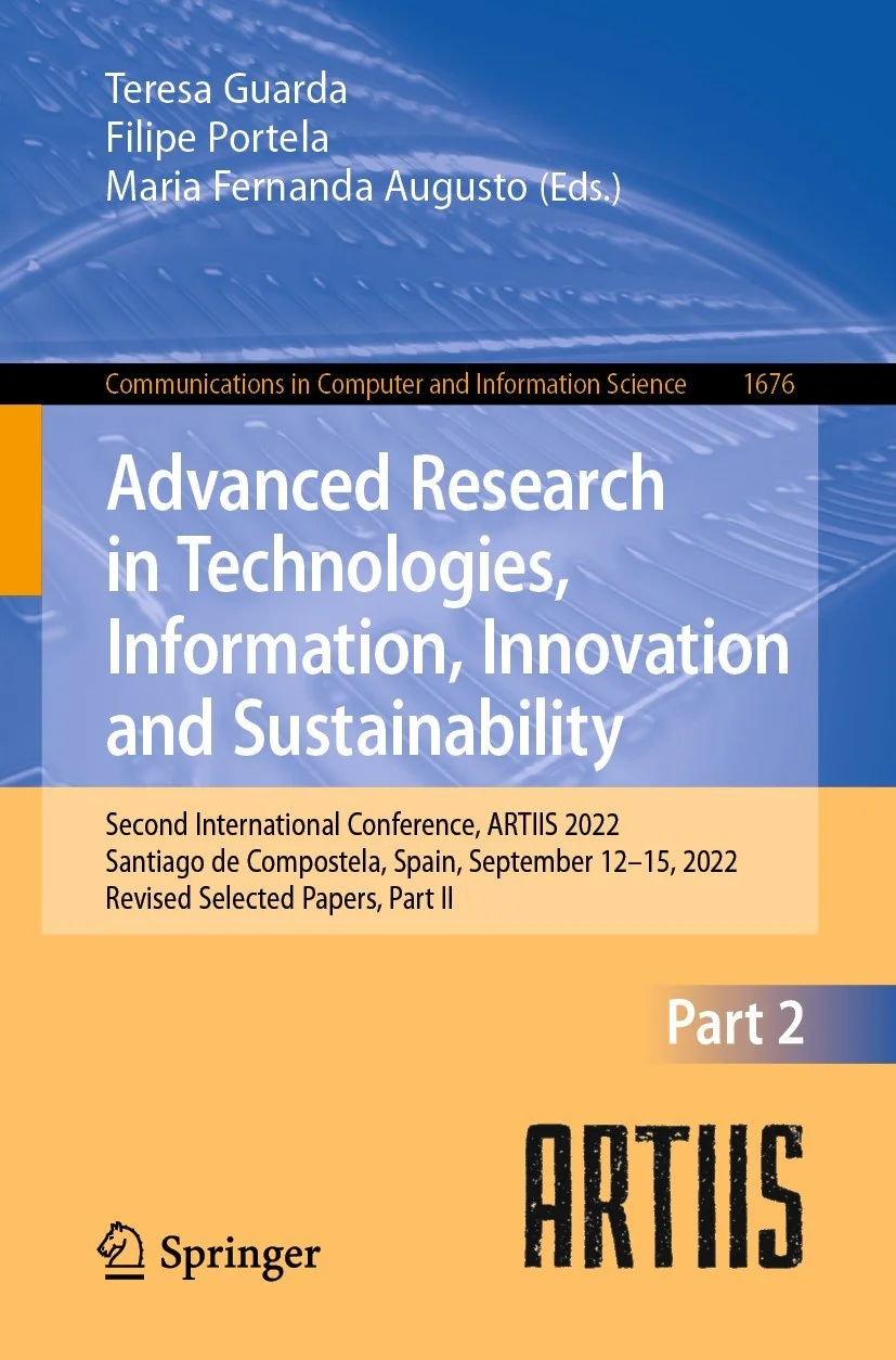 Cover of Second International Conference, ARTIIS 2022, Santiago de Compostela, Spain, September 12–15, 2022, Revised Selected Papers, Part II
