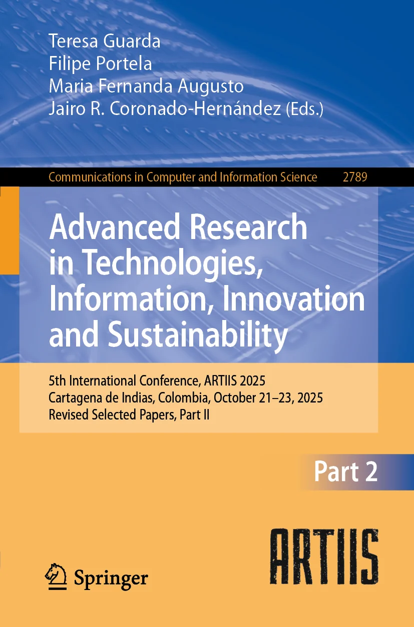 Cover of 5th International Conference, ARTIIS 2025, Cartagena de Indias, Colombia, October 21–23, 2025, Revised Selected Papers, Part II